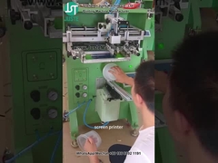 Drukarka z ekranu krzywego drukowanie logo do miski jednorazowej